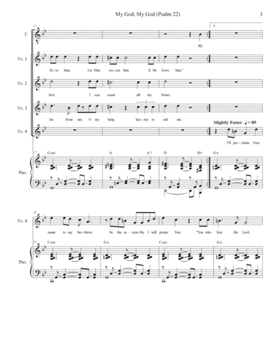 Psalms for Palm Sunday through Easter Sunday (Duet for Tenor and Bass solo) (Years A, B, and C) image number null