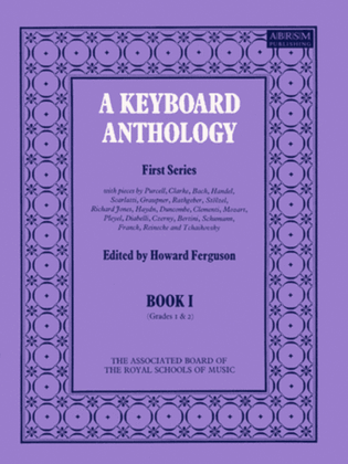 Book cover for A Keyboard Anthology, First Series, Book I