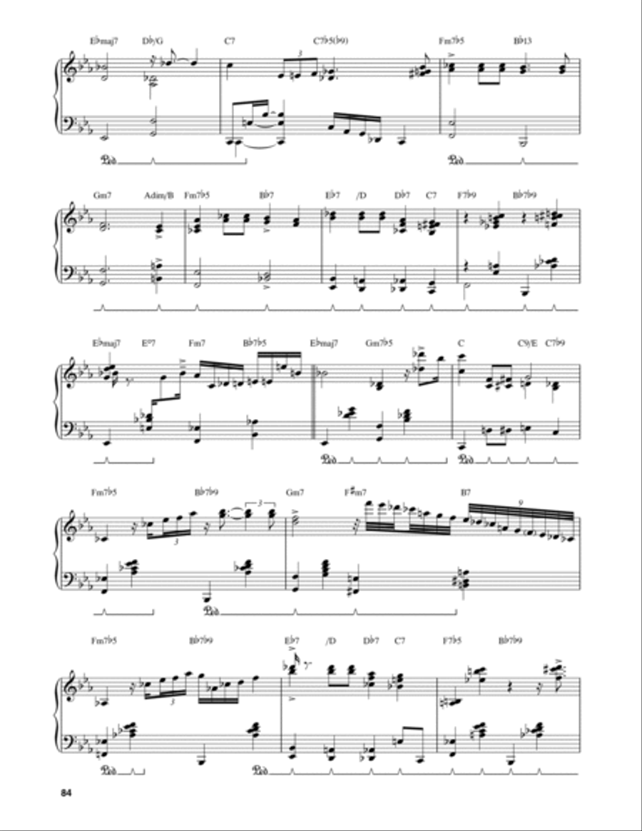 Don't Blame Me Piano scores gallery preview page 3