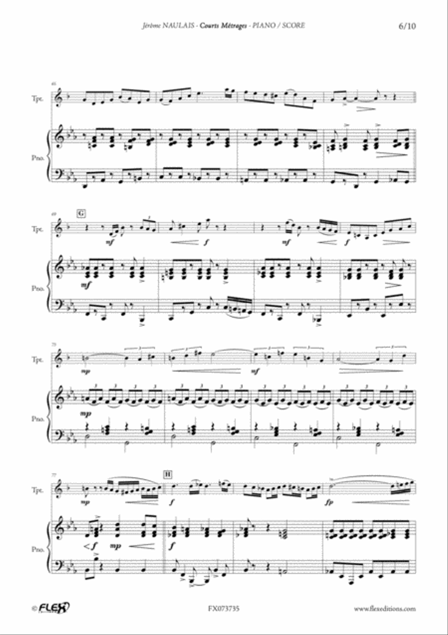 Courts Metrages Cornet scores gallery preview page 6