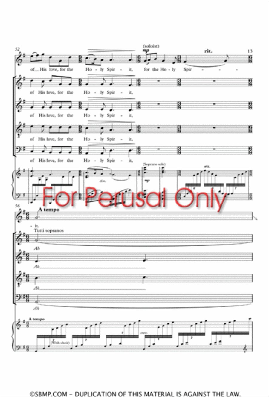 The Christmas Alleluias - SATB divisi Choral Book Divisi scores gallery preview page 13