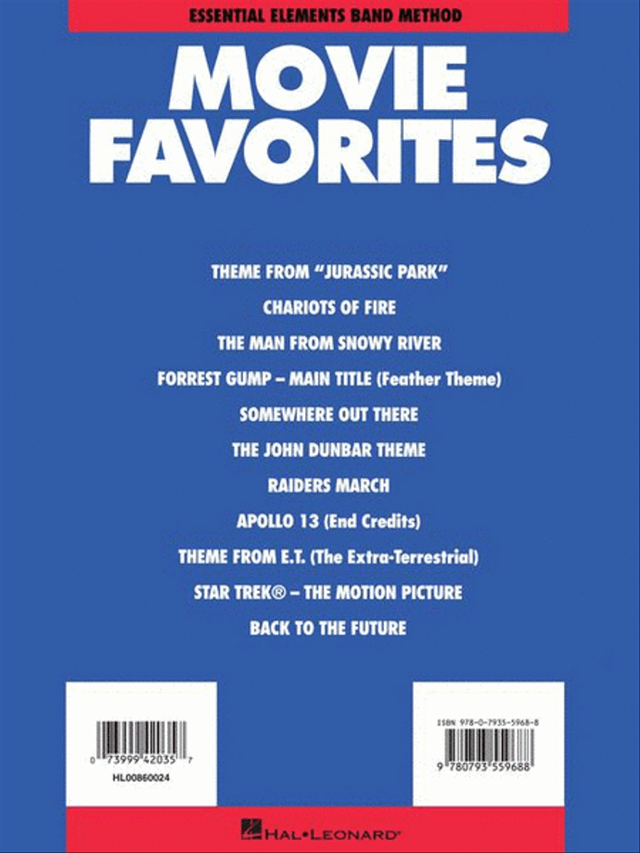 Essential Elements Movie Favorites Concert Band Methods scores gallery preview page 6