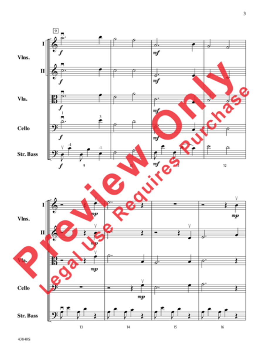Mystère Mystère String Orchestra scores gallery preview page 4