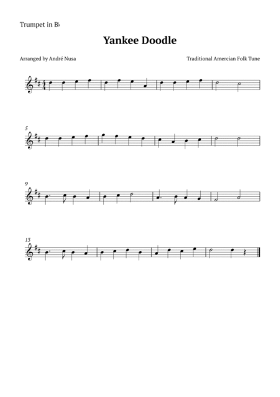 Yankee Doodle Brass Duet scores gallery preview page 2
