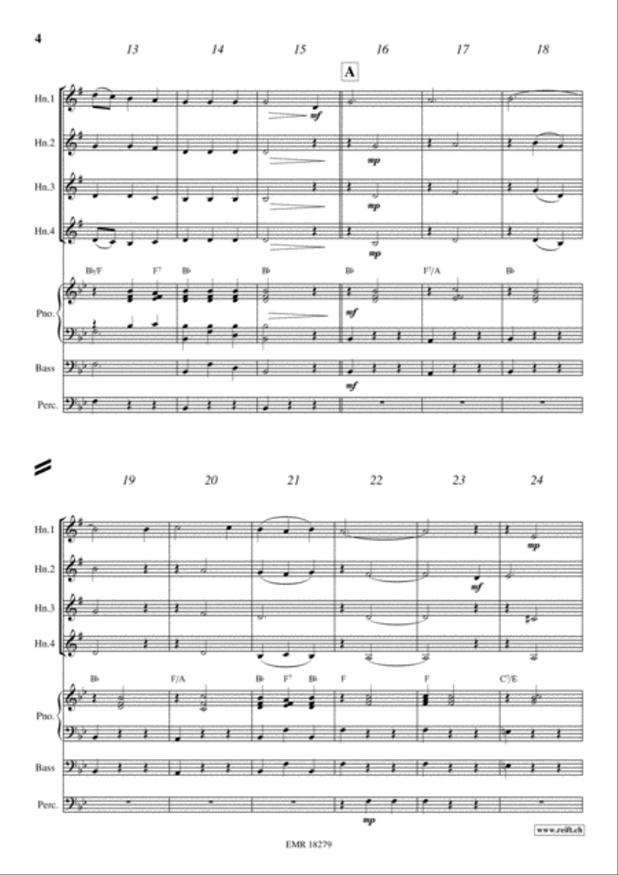 Plaisir d'Amour Plaisir d'Amour Horn scores gallery preview page 4