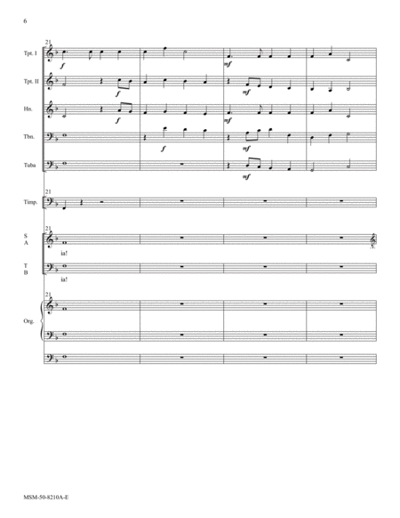 Christ the Lord Is Risen Again (Downloadable Full Score)