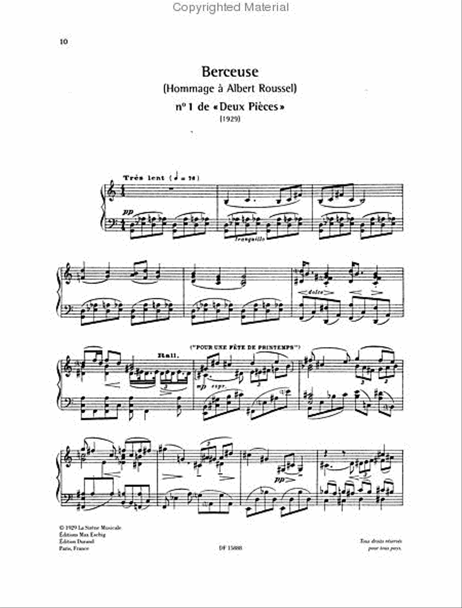The Best of Alexandre Tansman Piano Solo scores gallery preview page 4