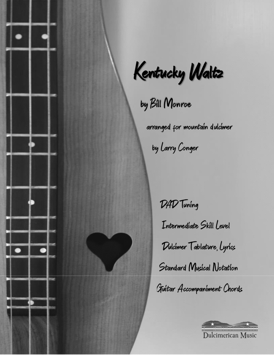 Kentucky Waltz Kentucky Waltz Dulcimer scores gallery preview page 1