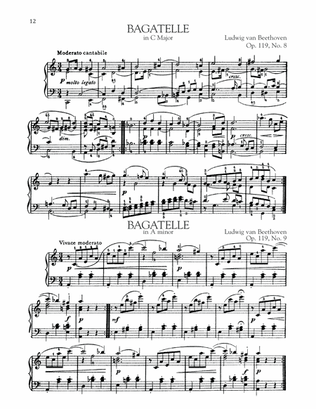 Bagatelle In C Major, Op. 119, No. 8
