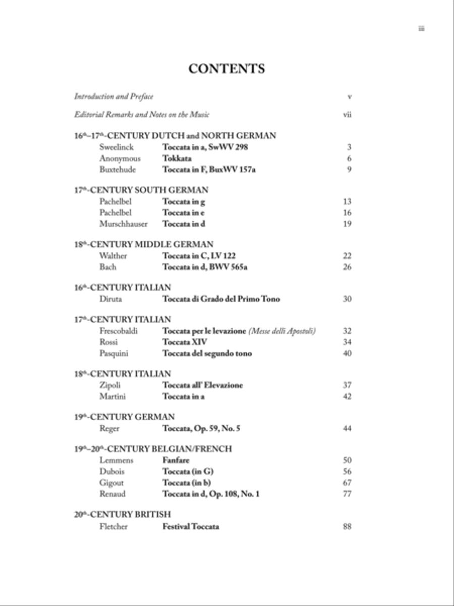 Toccatas for Organ Organ Solo scores gallery preview page 5