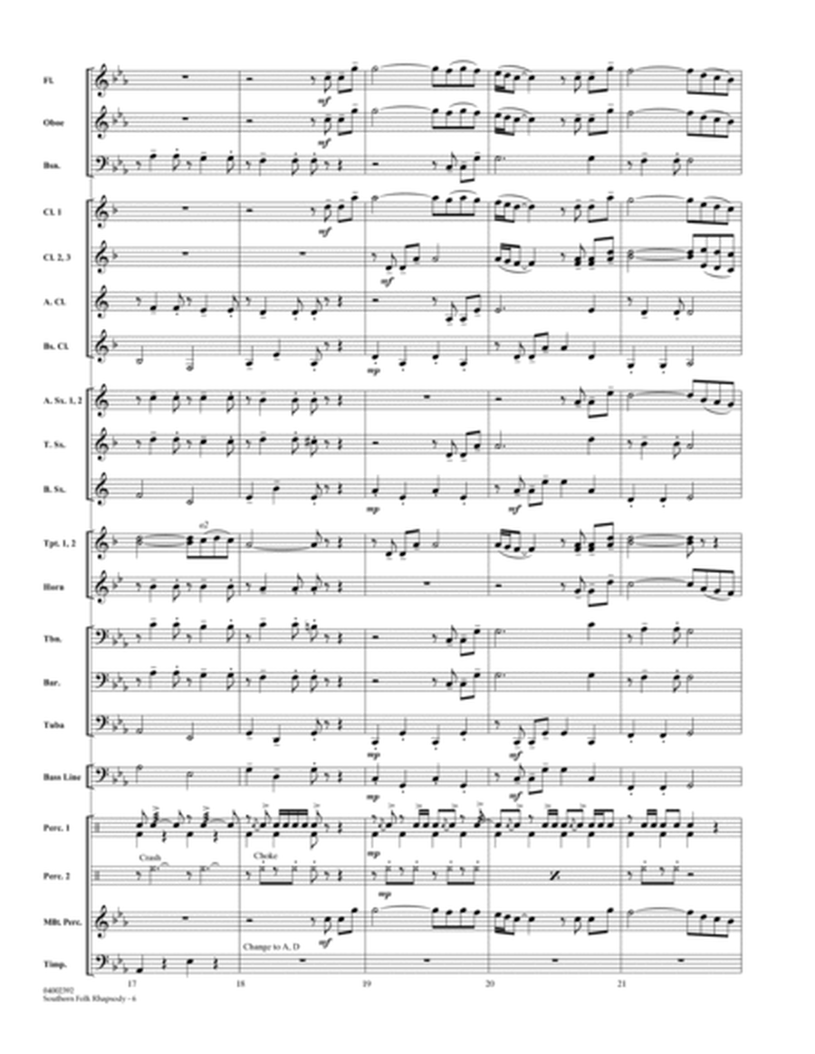 Southern Folk Rhapsody - Full Score