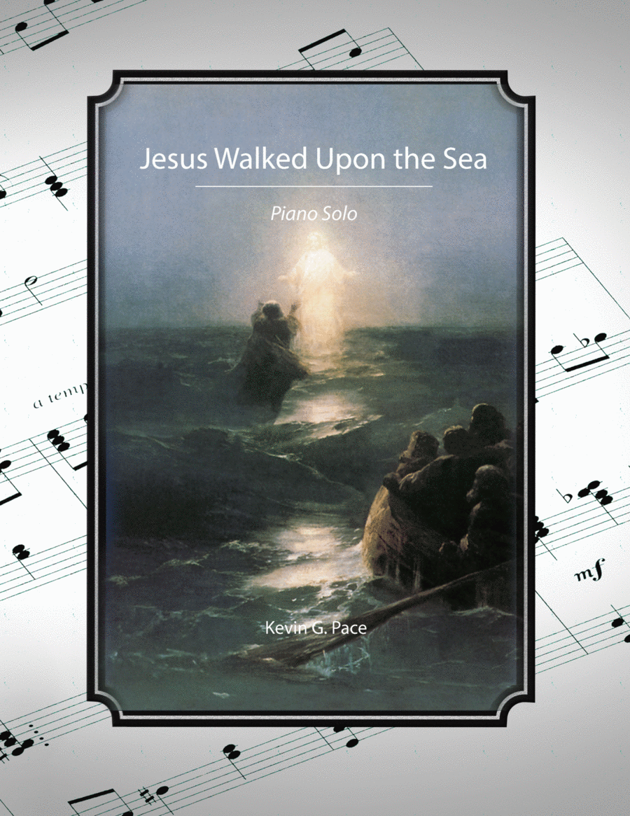 Jesus Walked Upon the Sea, piano solo Piano Solo scores gallery preview page 1