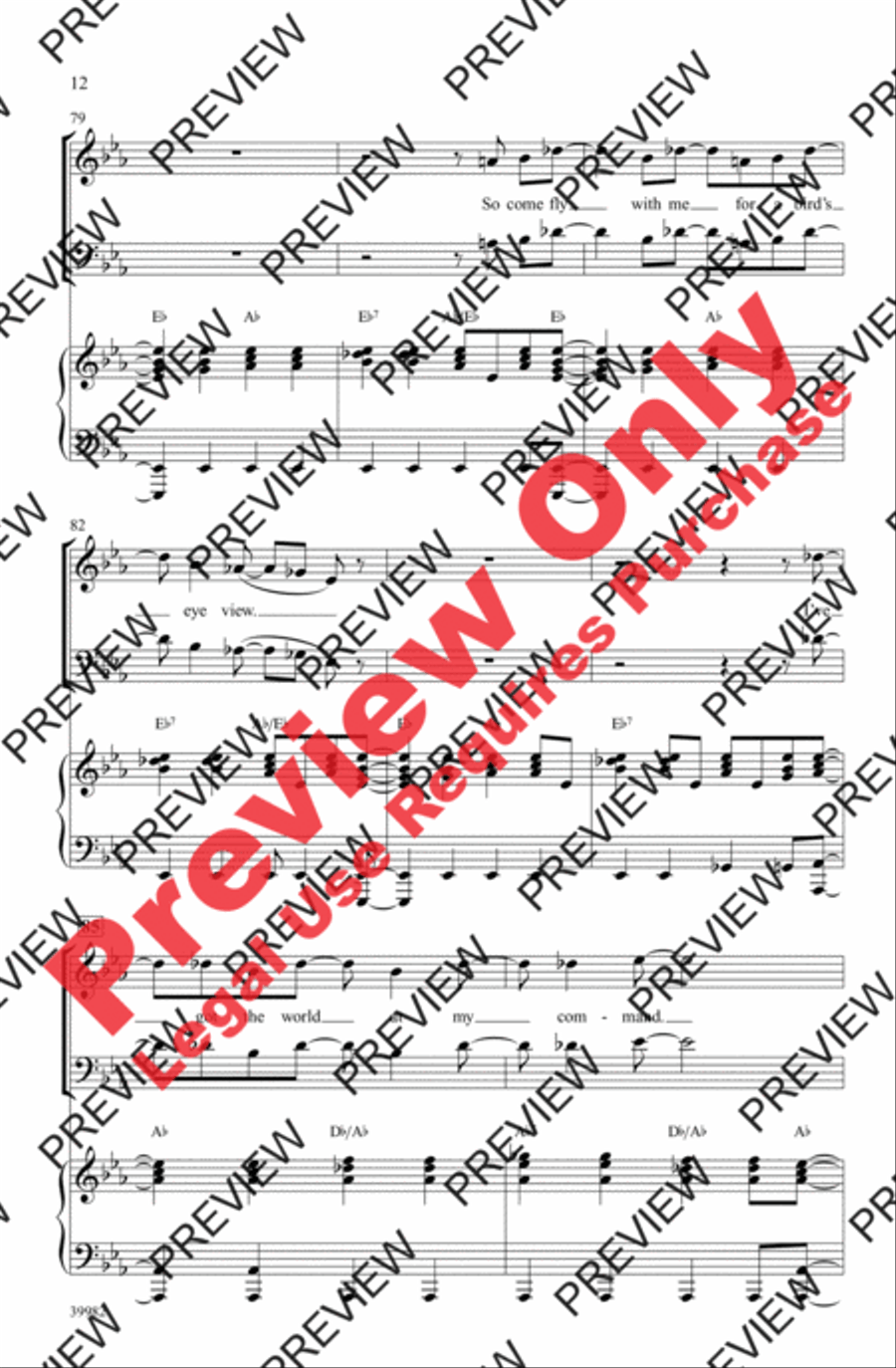 Live in Living Color Live in Living Color 4-Part scores gallery preview page 12