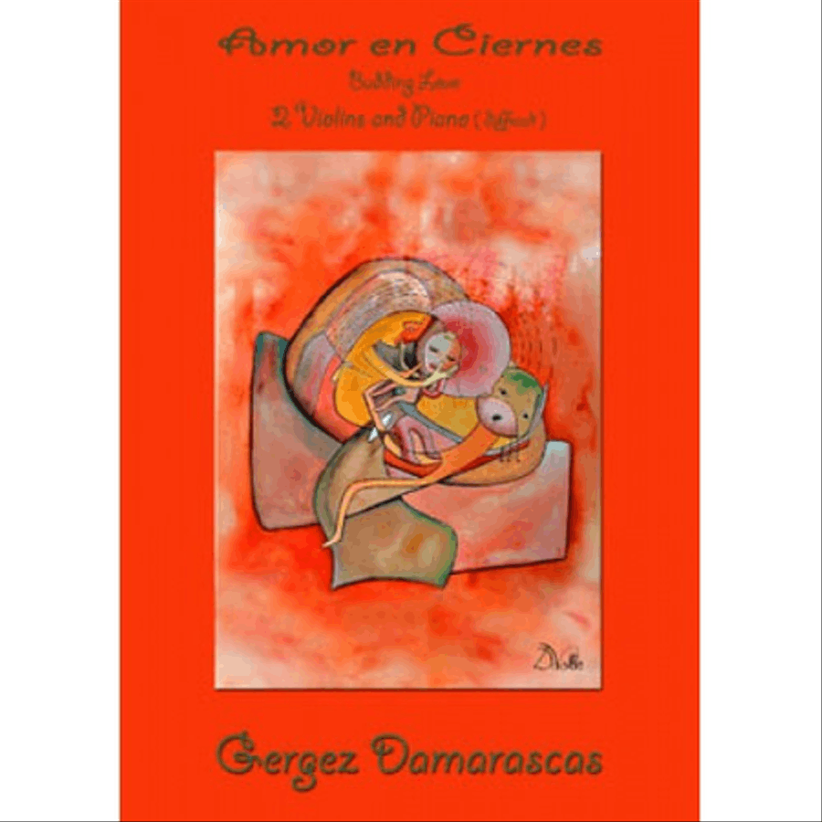 Amor en Ciernes / Budding love for 2 violins Violin Solo scores gallery preview page 1