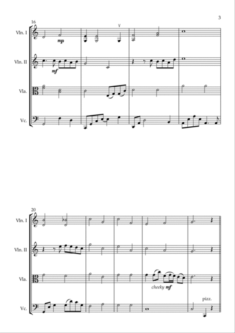 Far Longer Than Forever Far Longer Than Forever String Quartet scores gallery preview page 3