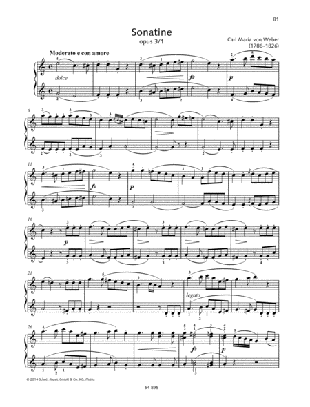 Sonatina, Op. 3 No. 1