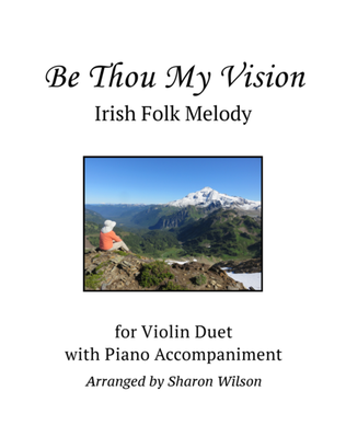 Book cover for Be Thou My Vision (Violin Duet with Piano Accompaniment)
