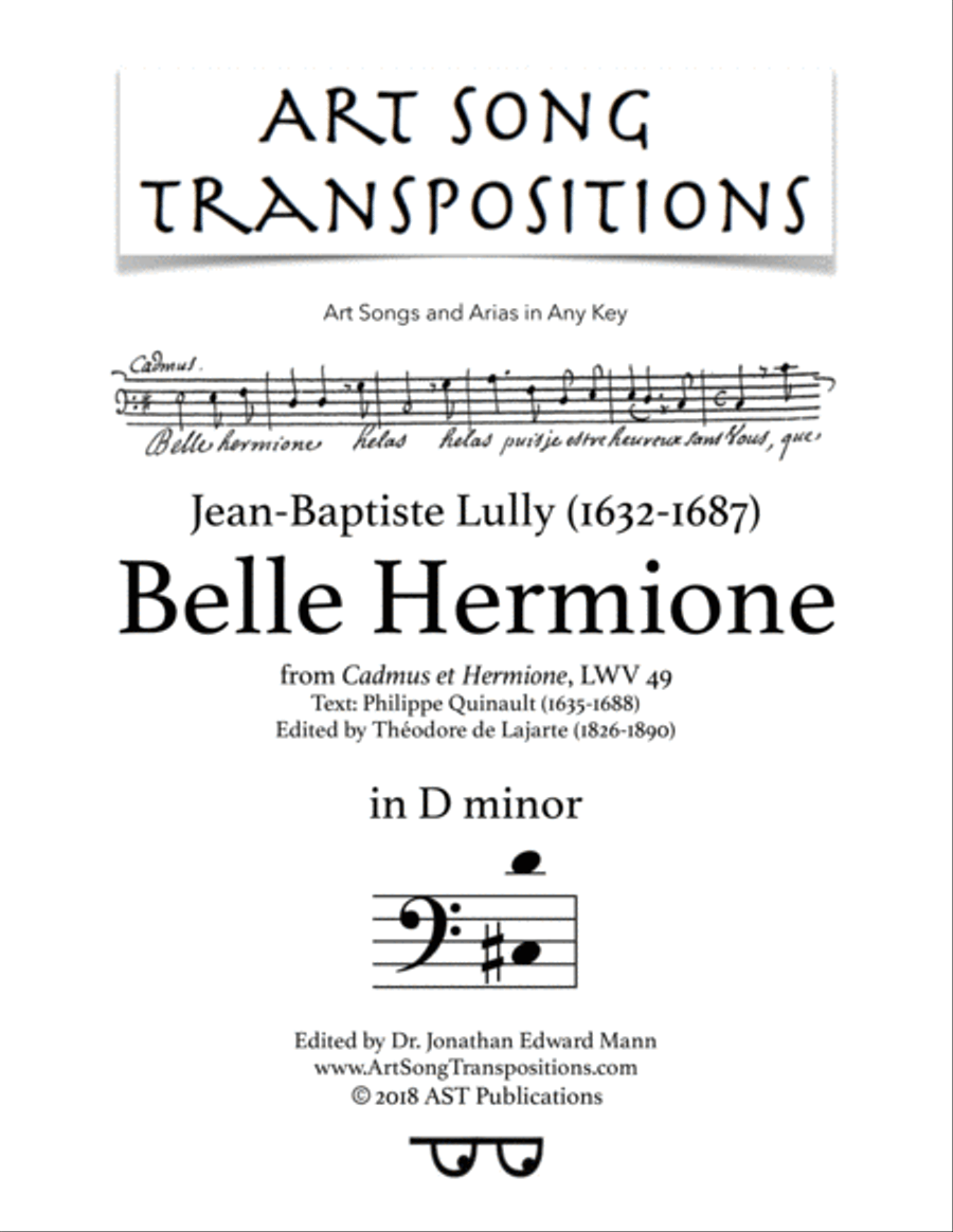 Belle Hermione (D minor)