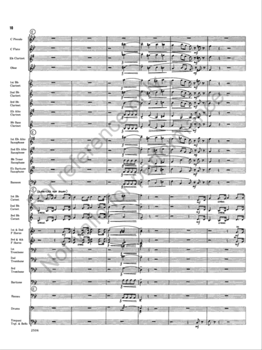 Armida Concert Band scores gallery preview page 10