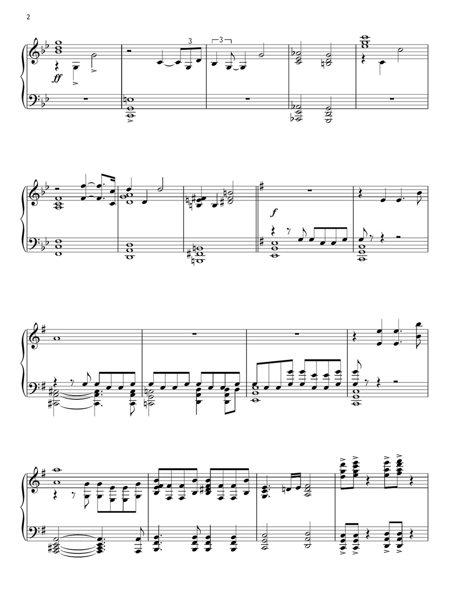 The Avengers The Avengers Piano Solo scores gallery preview page 2