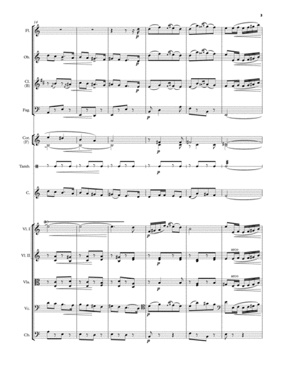 PULVER Lev: "Mother and the Bride" from "Freylekhs" for Symphony Orchestra (Full score + set of part image number null