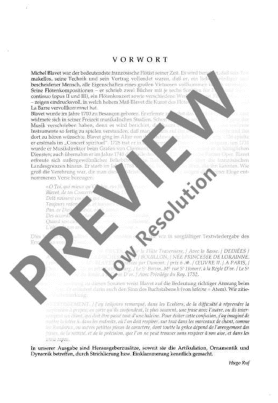 Sonata No. 1 G major Flute scores gallery preview page 5