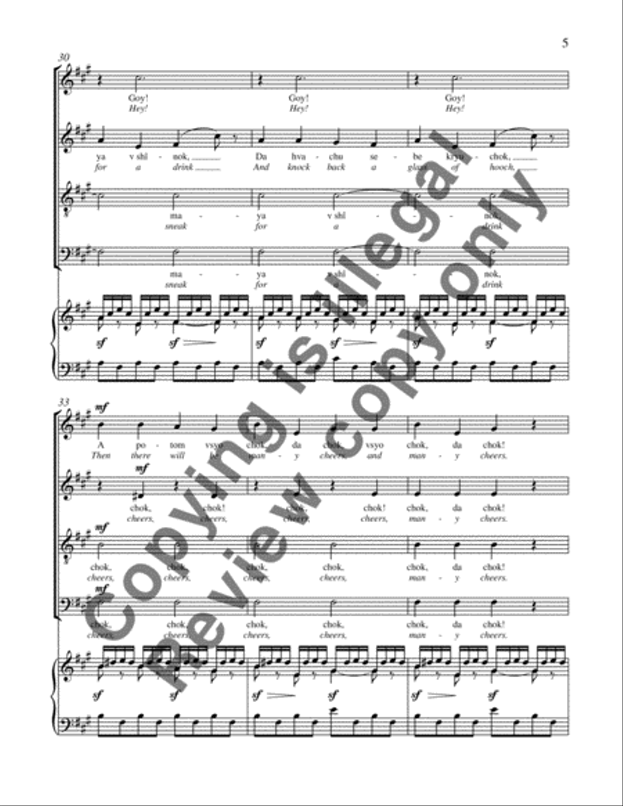 Gopak 4-Part scores gallery preview page 12