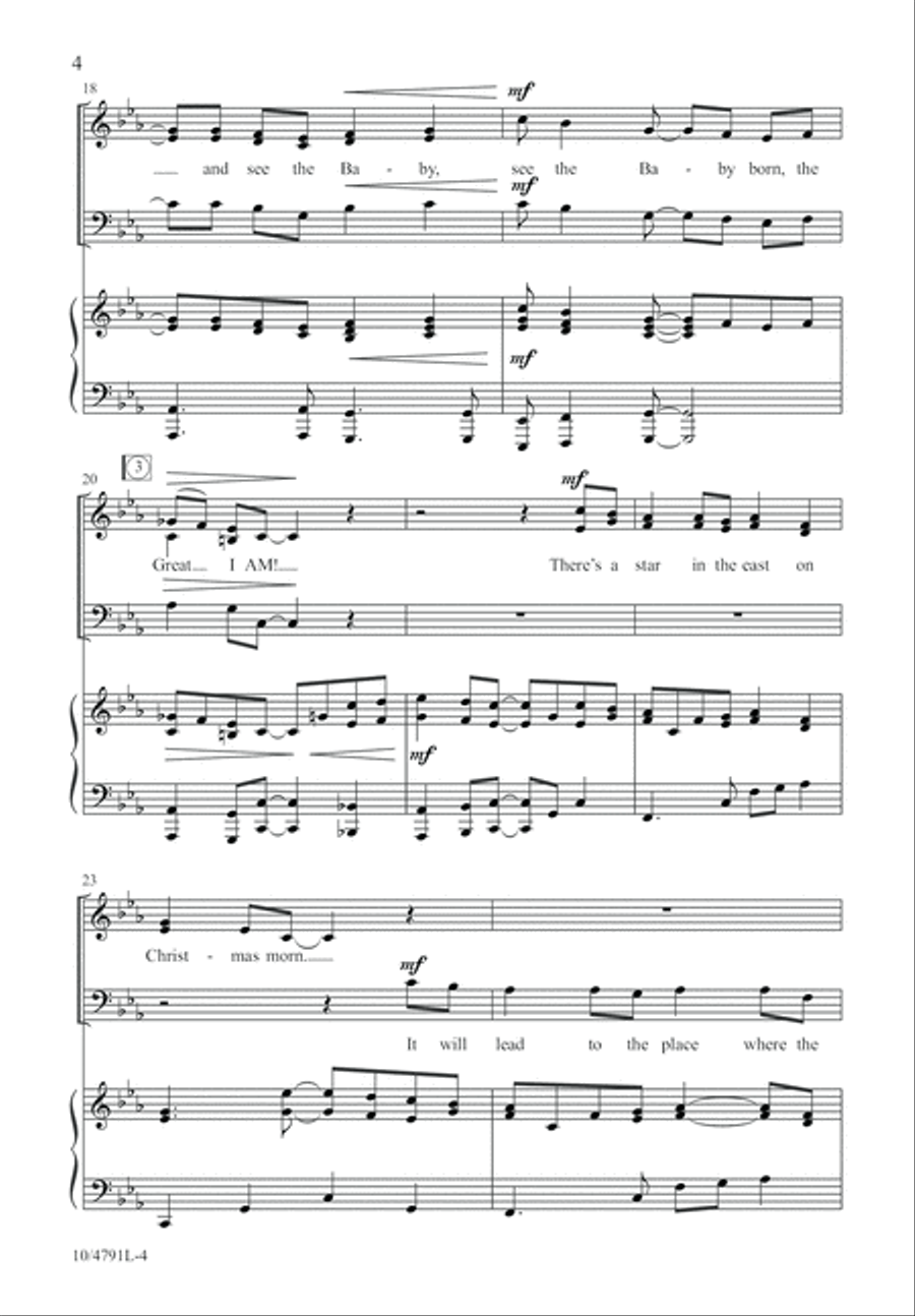 Run, Shepherds! 3-Part scores gallery preview page 4