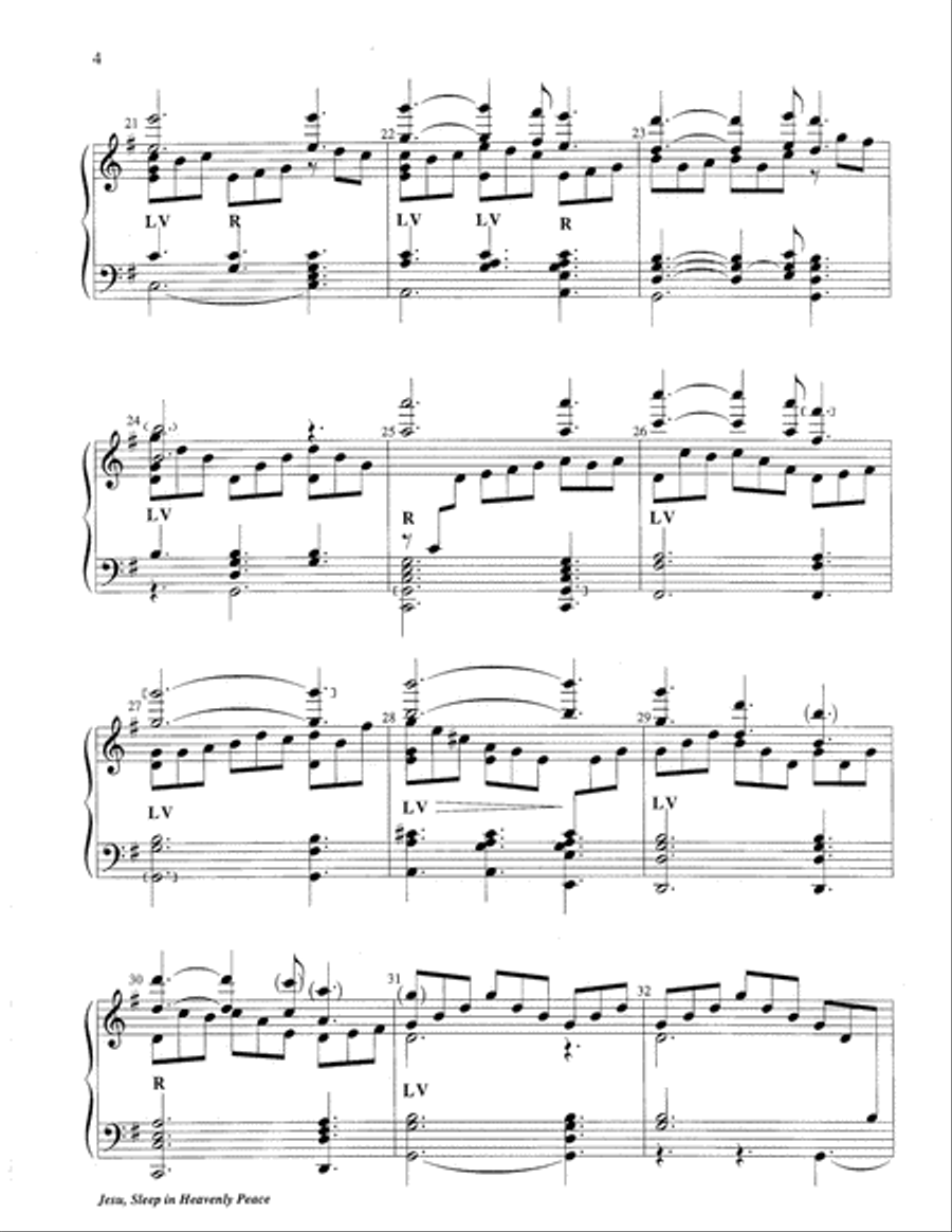 Jesu, Sleep in Heavenly Peace 5-Octaves scores gallery preview page 11