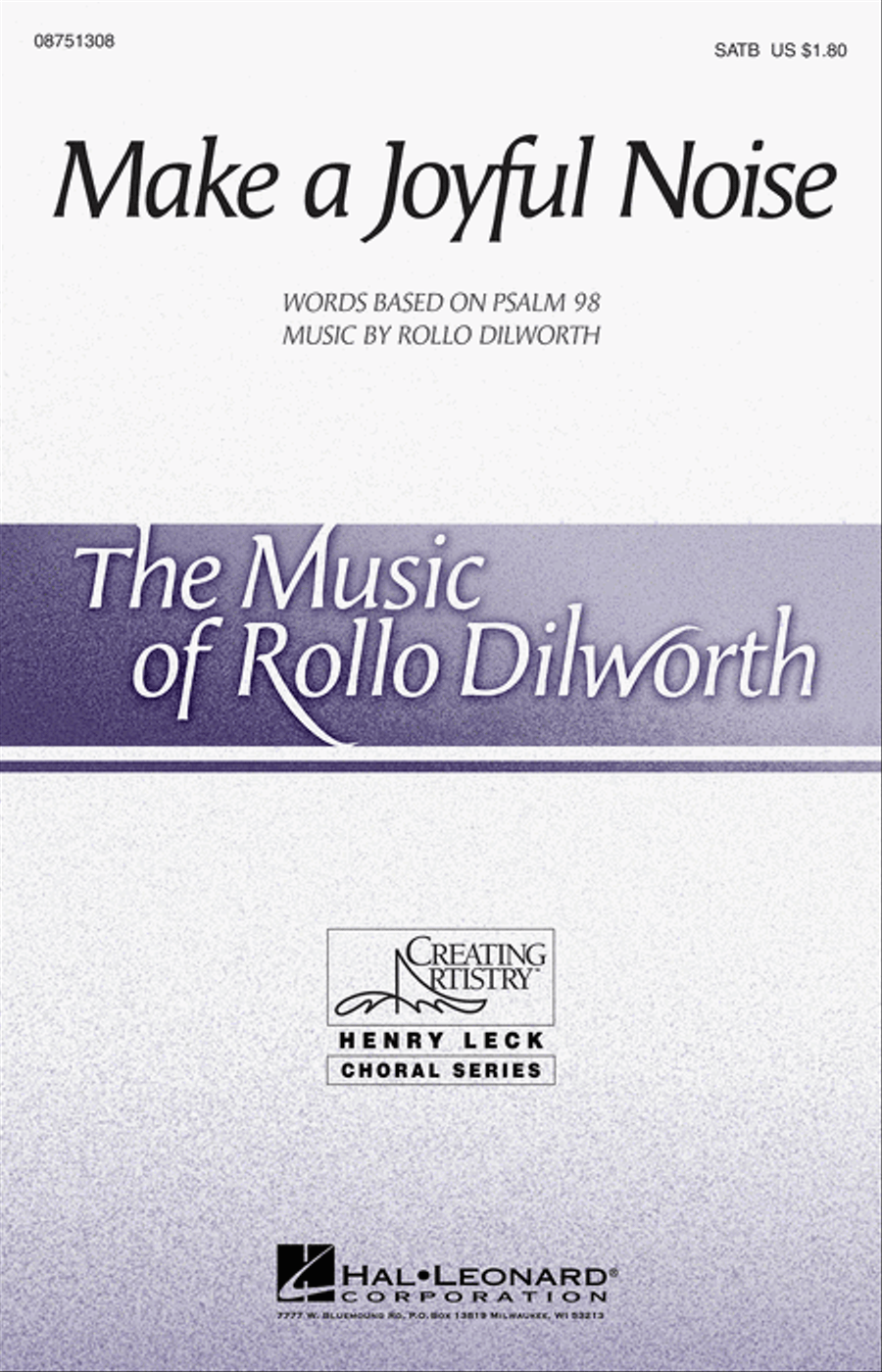 Make a Joyful Noise! 4-Part scores gallery preview page 1