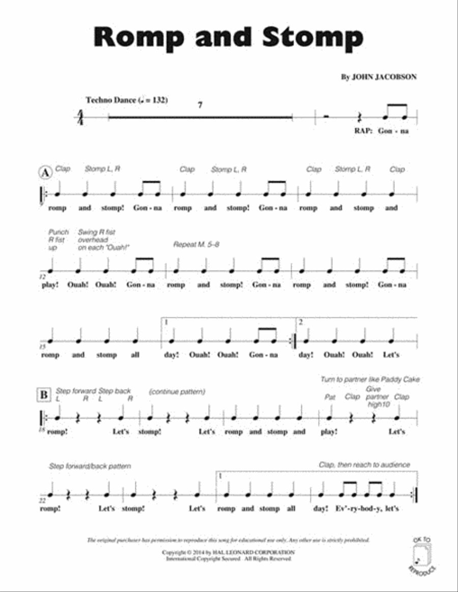 Step Up! Choir scores gallery preview page 5