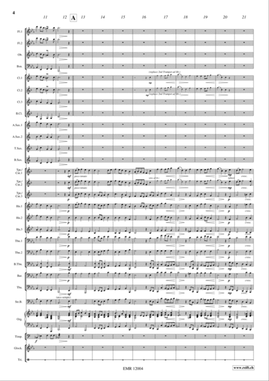 La Tranquillite Concert Band scores gallery preview page 4