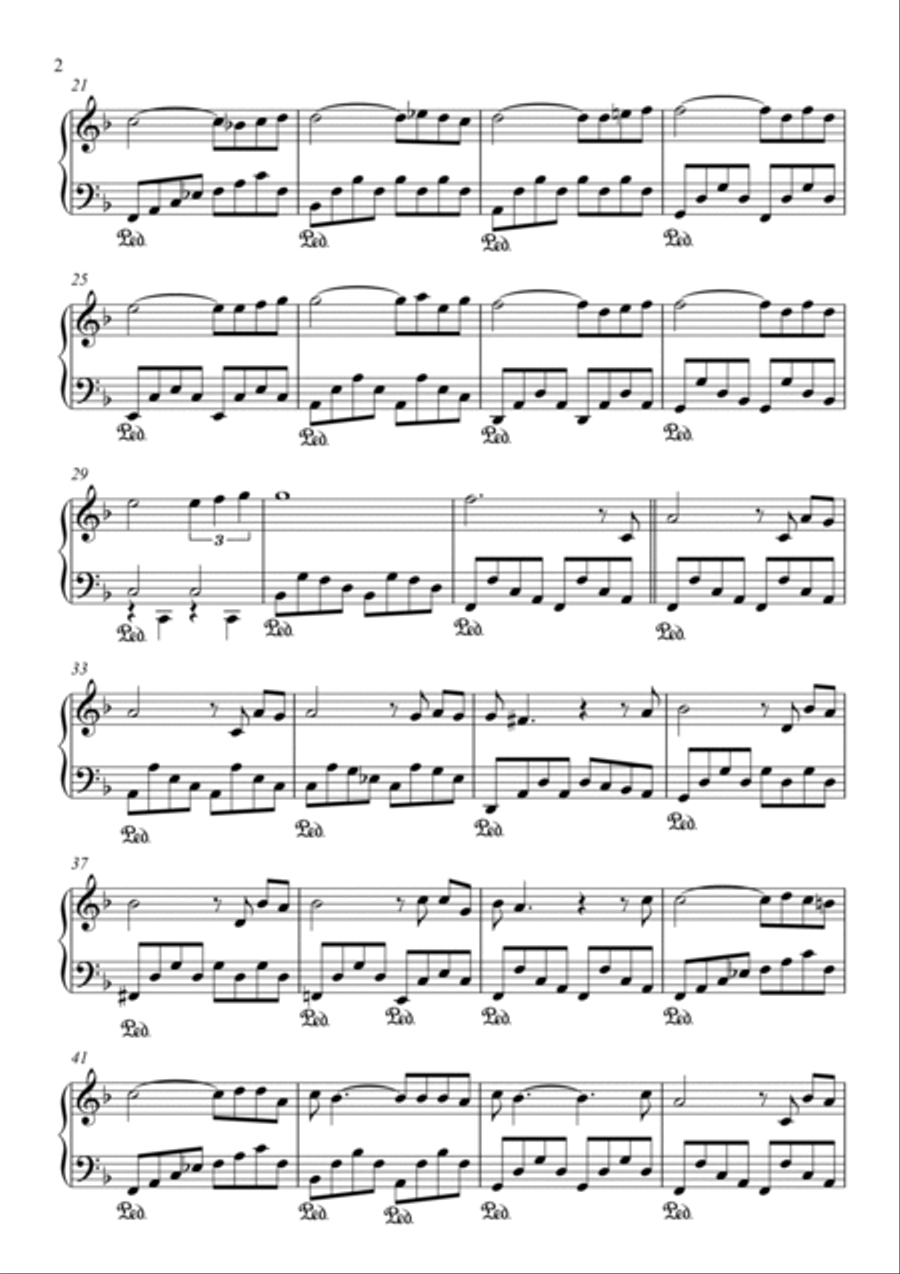 My Way Easy Piano scores gallery preview page 2