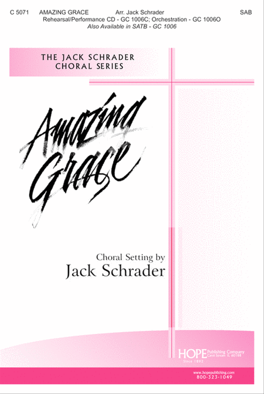 Amazing Grace 4-Part scores gallery preview page 2