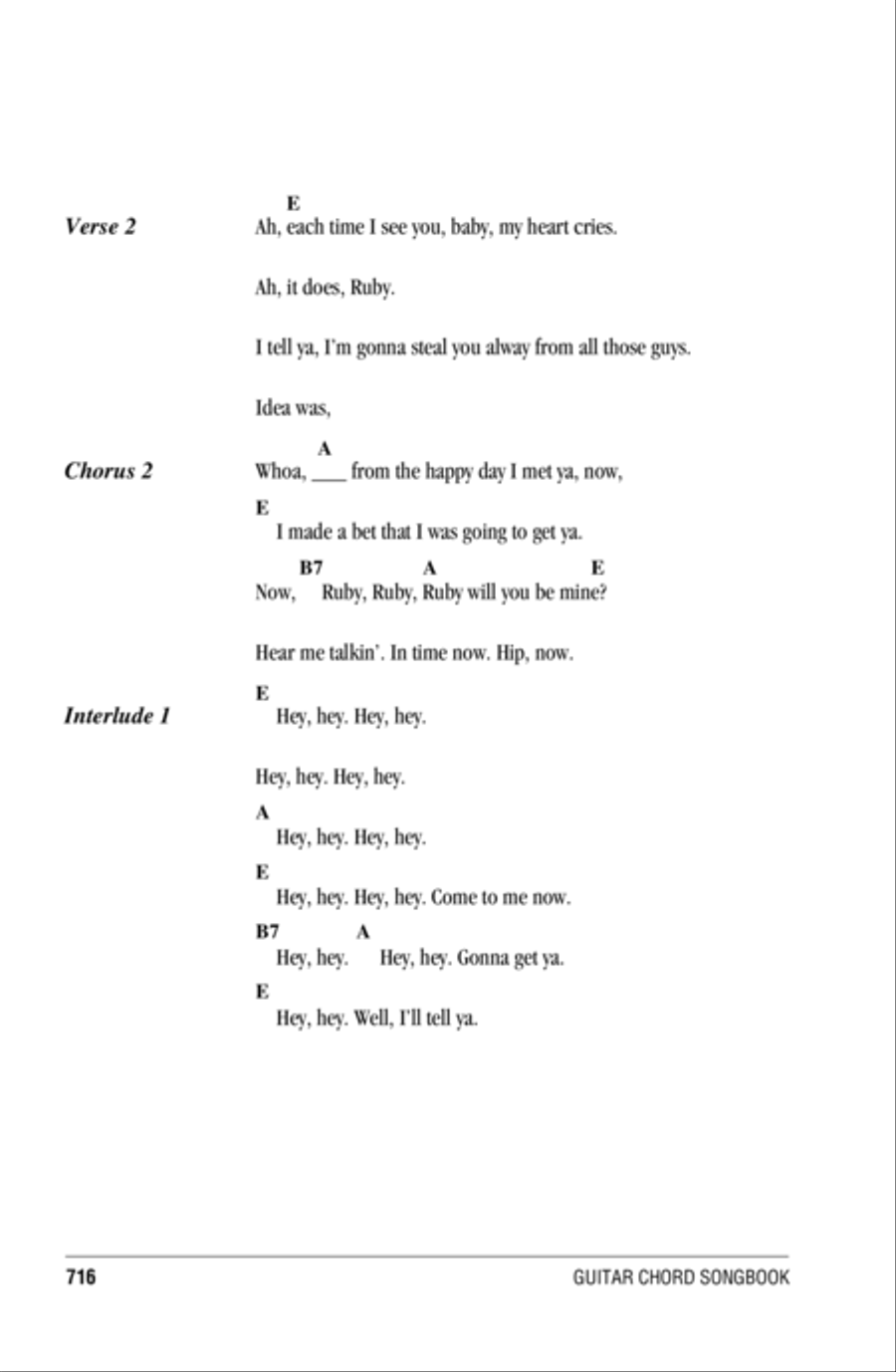 Ruby Baby Ruby Baby Acoustic Guitar scores gallery preview page 2