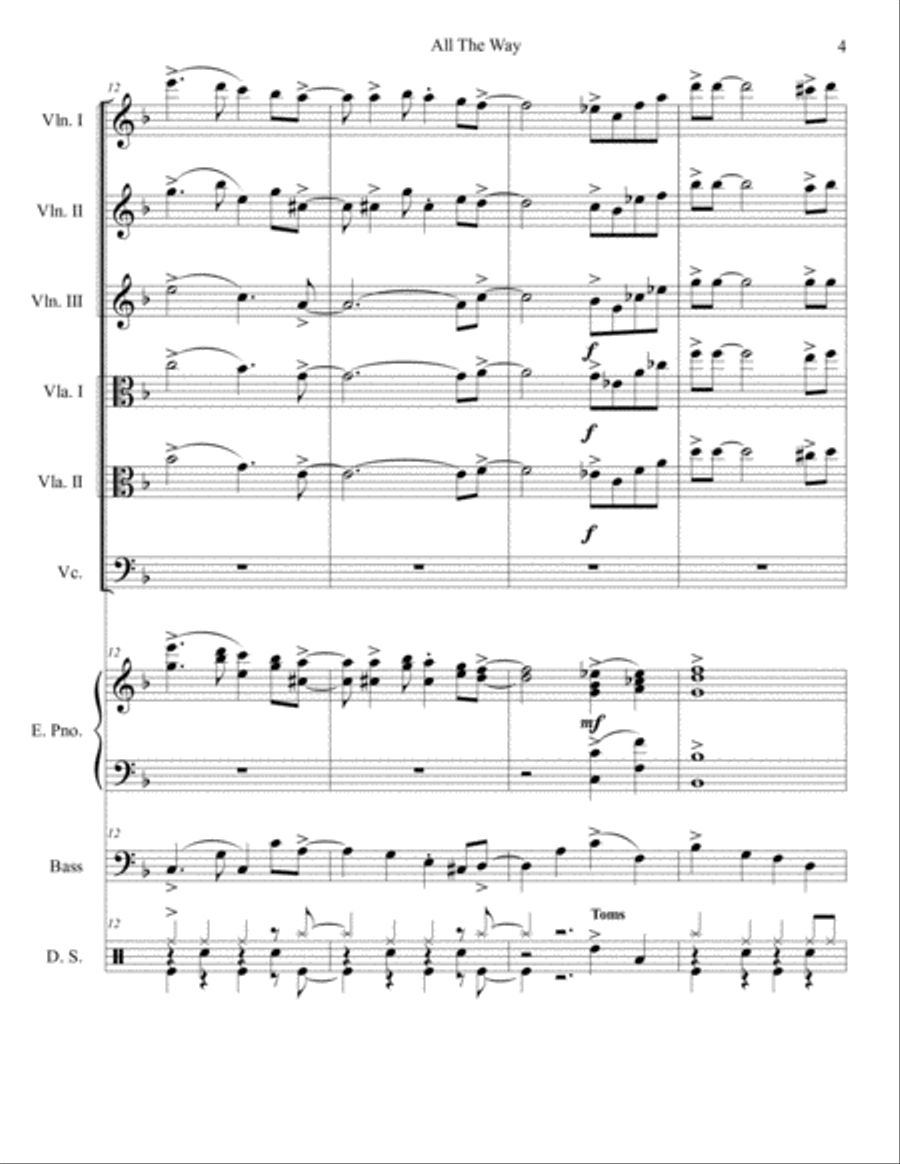 All The Way Set of Parts scores gallery preview page 4
