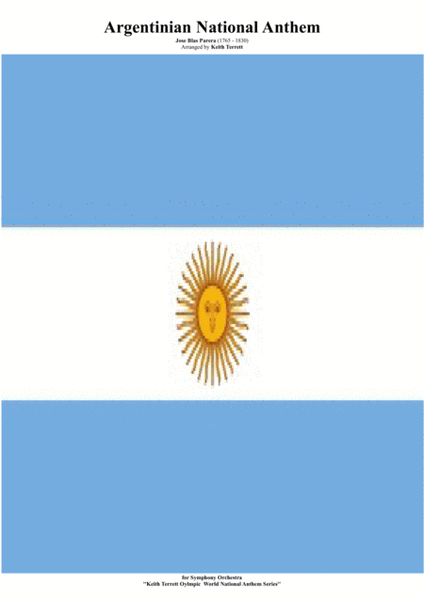 Argentinian National Anthem for Symphony Orchestra image number null