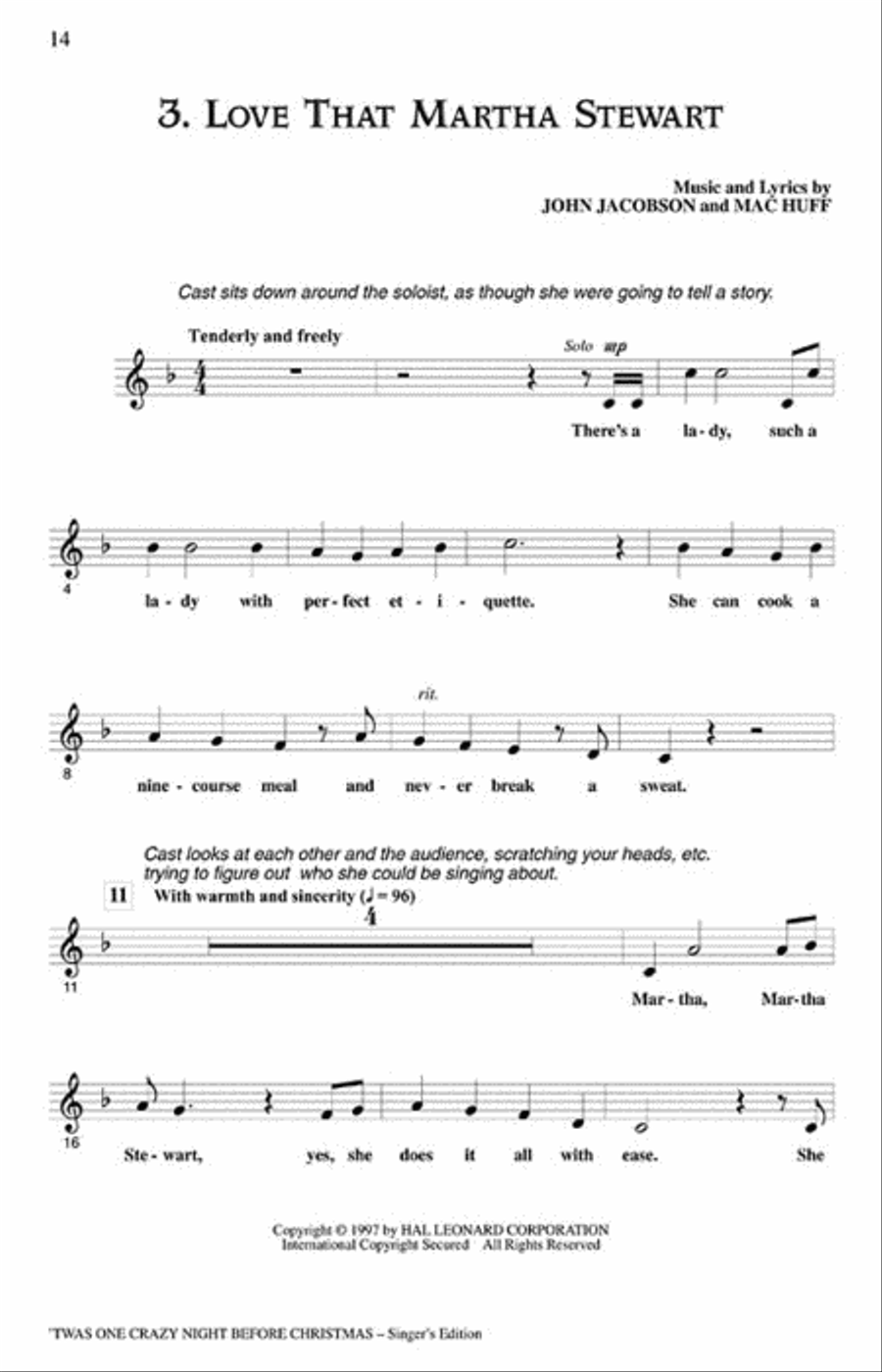 'Twas One Crazy Night Before Christmas (Musical) Choir scores gallery preview page 3