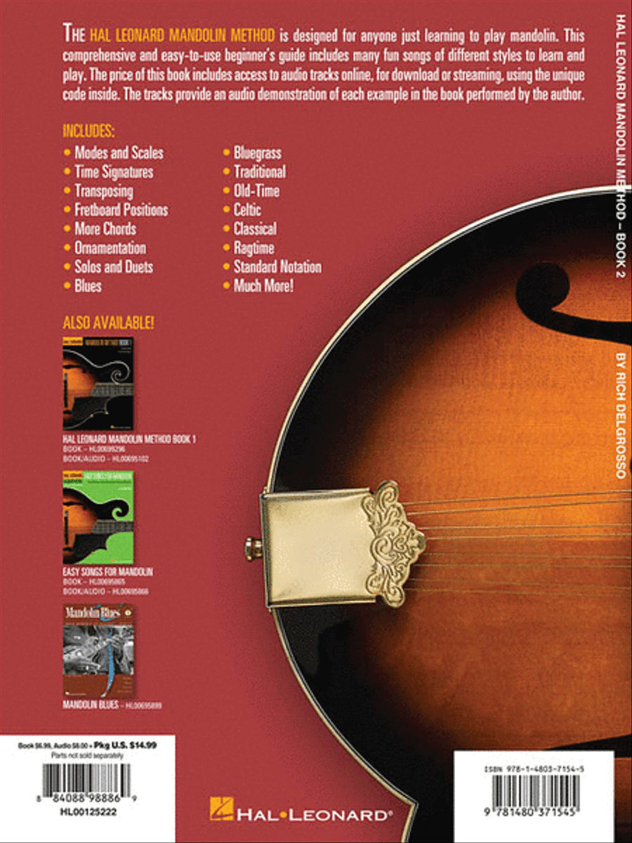 Hal Leonard Mandolin Method – Book 2 image number null