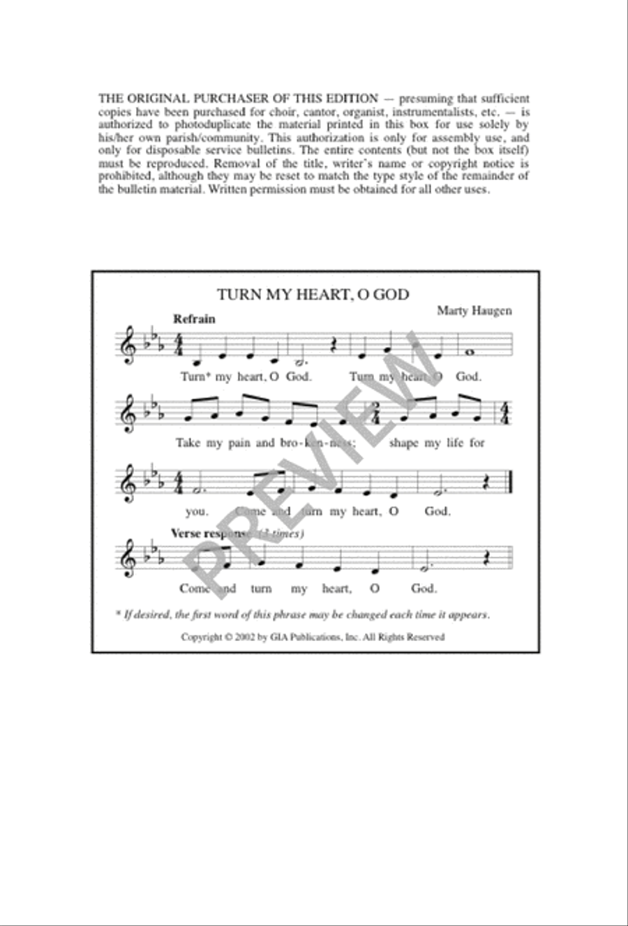 Turn My Heart, O God 4-Part scores gallery preview page 8