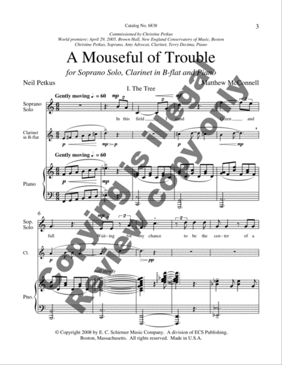 A Mouseful of Trouble Soprano Voice scores gallery preview page 7