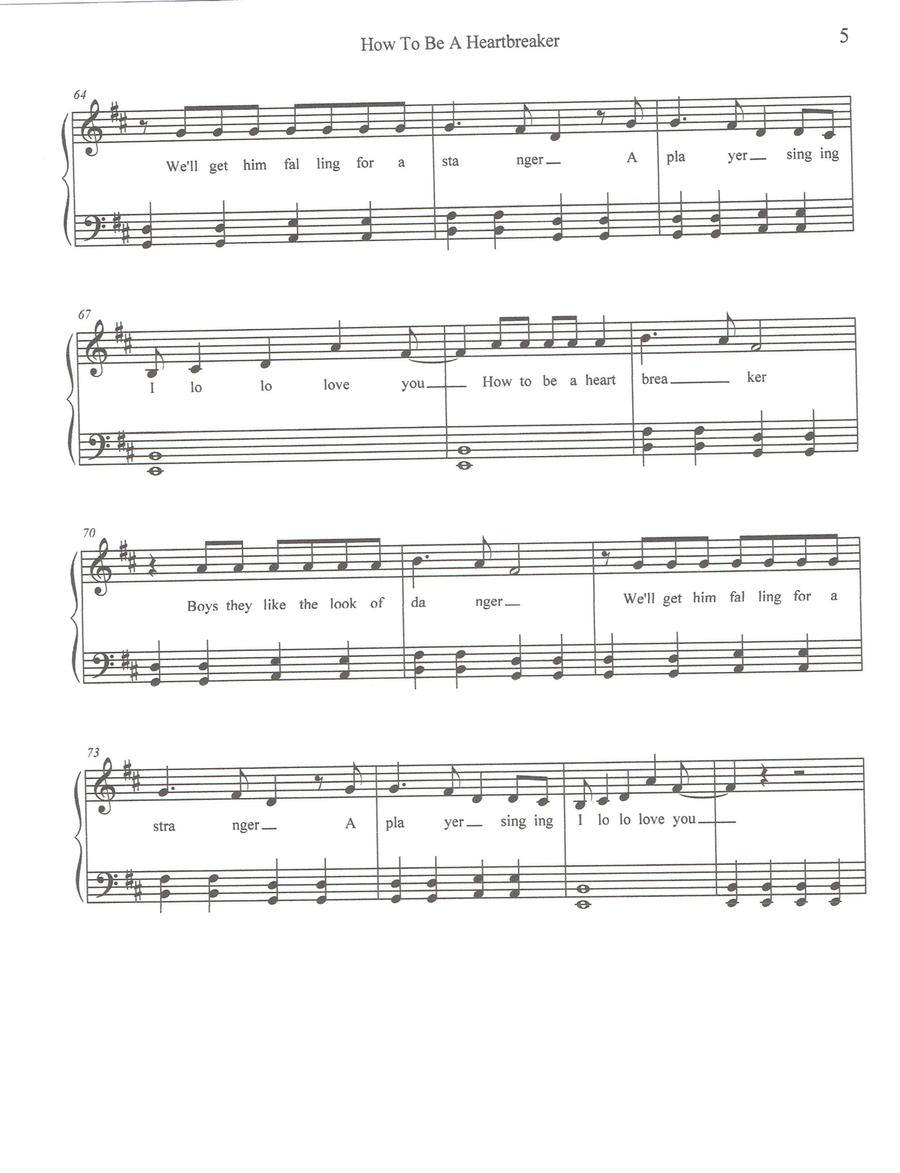 How To Be A Heartbreaker Small Ensemble scores gallery preview page 5
