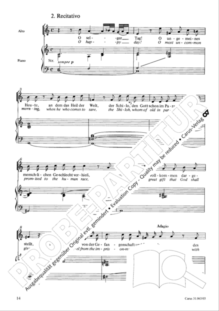 Christians, etch this blessed day (Christen, atzet diesen Tag) 4-Part scores gallery preview page 15