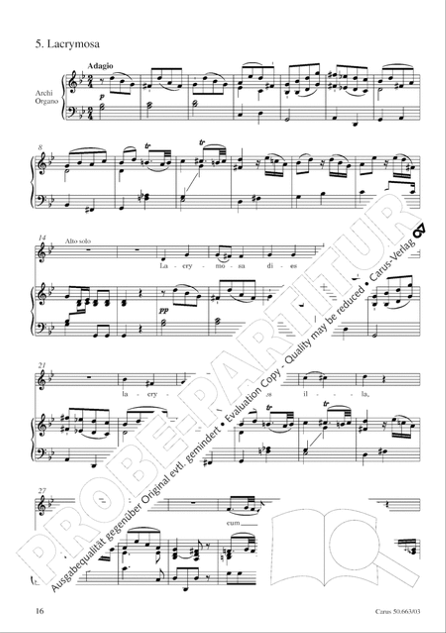 Requiem Requiem 4-Part scores gallery preview page 17