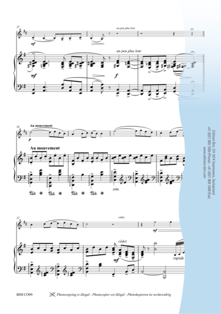 Pavane Horn scores gallery preview page 4