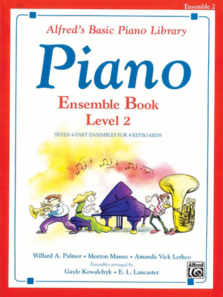 Book cover for Alfred's Basic Piano Course Ensemble Book, Level 2