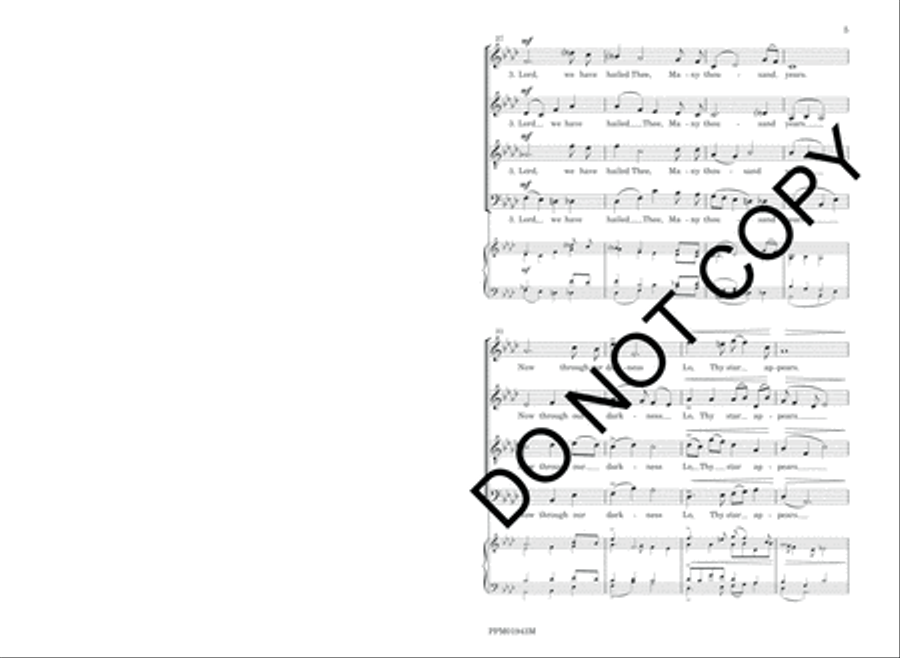 Amid the Silence Amid the Silence 4-Part scores gallery preview page 8