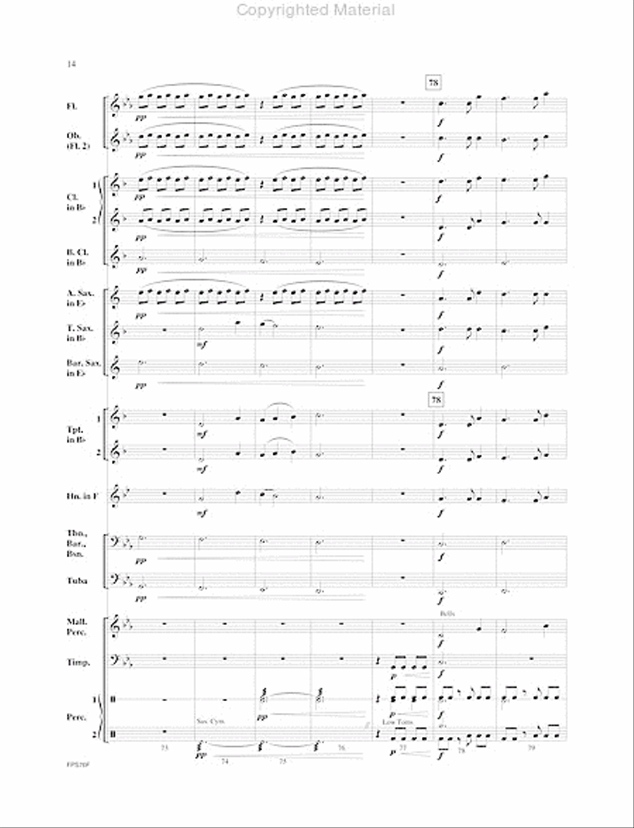 Huron Trail Huron Trail Concert Band scores gallery preview page 15