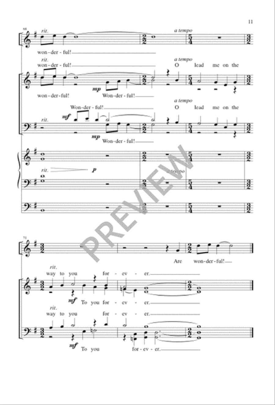 I Praise You, God 4-Part scores gallery preview page 11