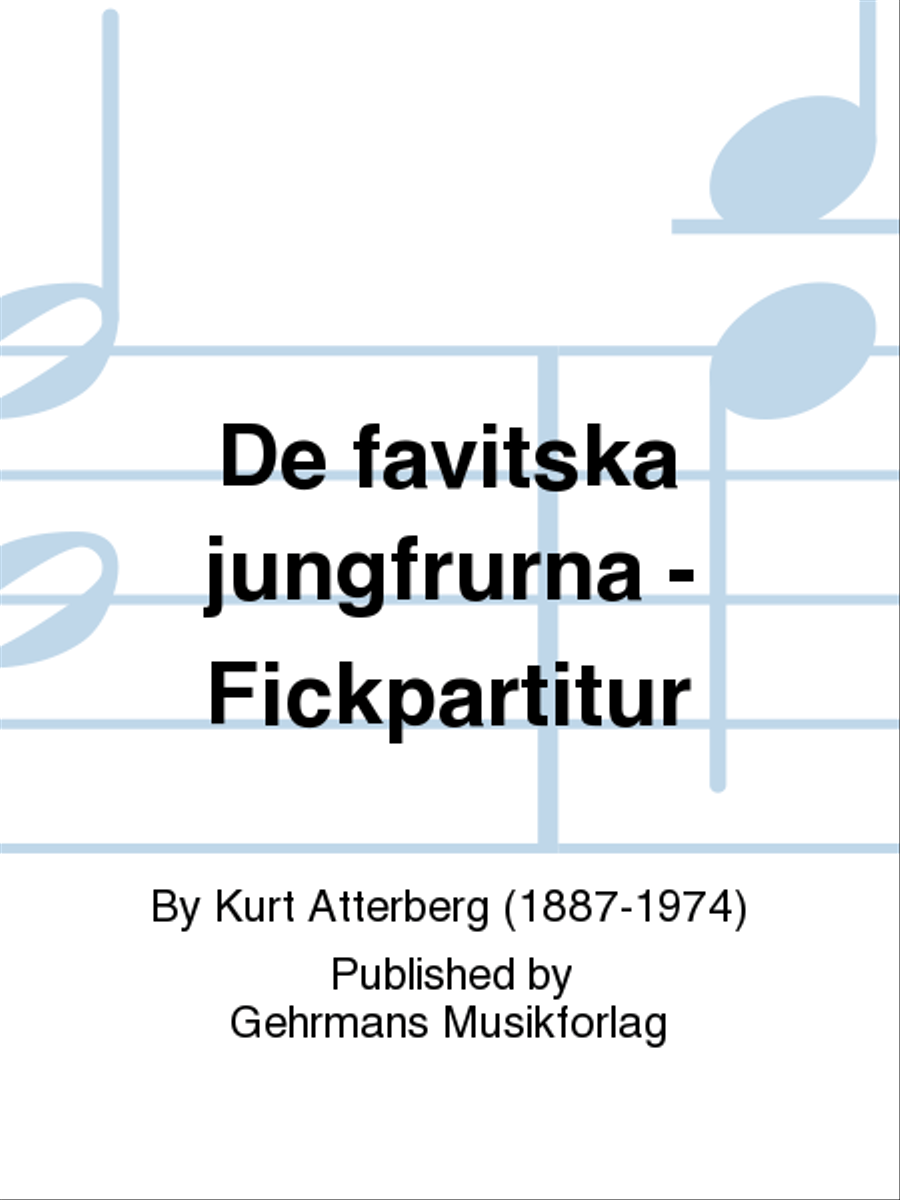 De favitska jungfrurna - Fickpartitur Orchestra scores gallery preview page 1